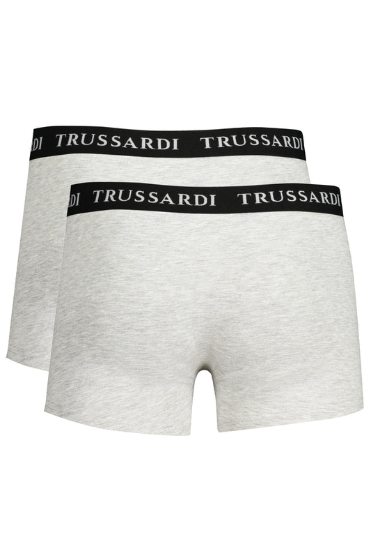 TRUSSARDI BOXER UOMO GRIGIO