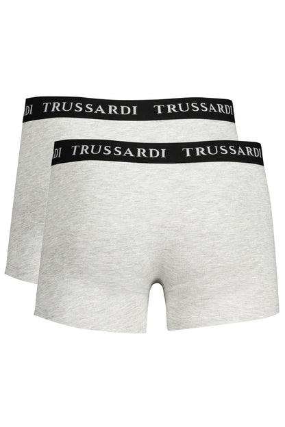TRUSSARDI BOXER UOMO GRIGIO
