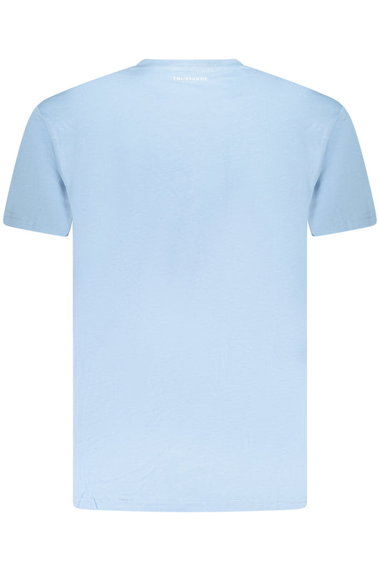 TRUSSARDI T-SHIRT MANICHE CORTE UOMO AZZURRO