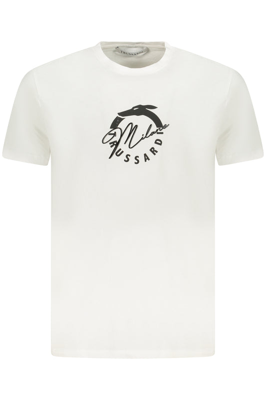 TRUSSARDI T-SHIRT MANICHE CORTE UOMO BIANCO