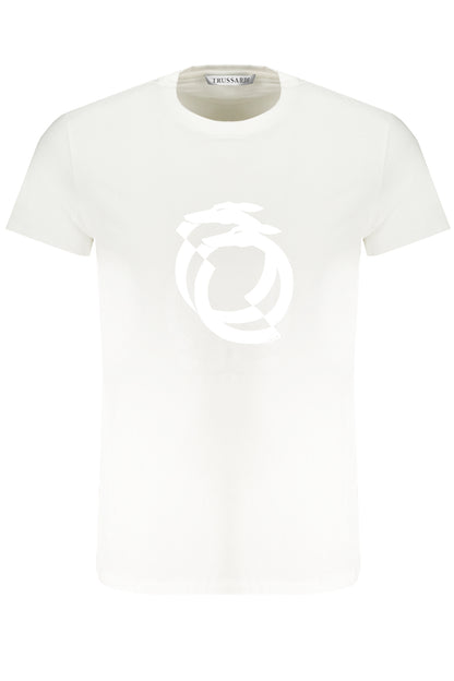 TRUSSARDI T-SHIRT MANICHE CORTE UOMO BIANCO