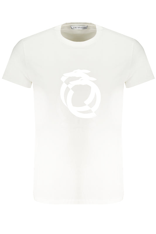 TRUSSARDI T-SHIRT MANICHE CORTE UOMO BIANCO