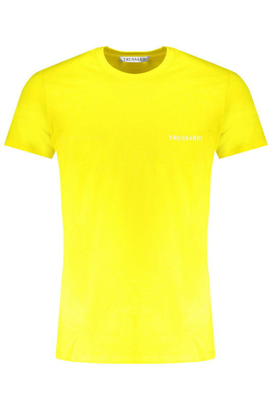 TRUSSARDI T-SHIRT MANICHE CORTE UOMO GIALLO