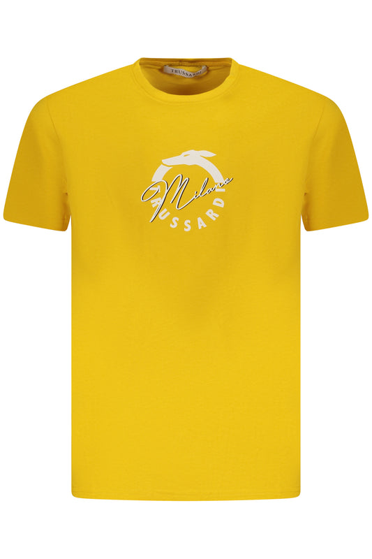 TRUSSARDI T-SHIRT MANICHE CORTE UOMO GIALLO