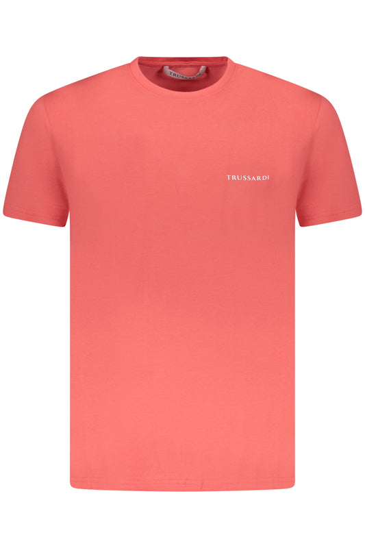 TRUSSARDI T-SHIRT MANICHE CORTE UOMO ROSA