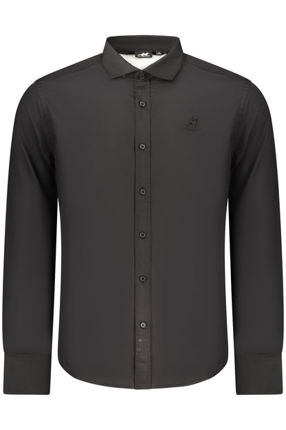 U.S. GRAND CAMICIA MANICHE LUNGHE UOMO NERO