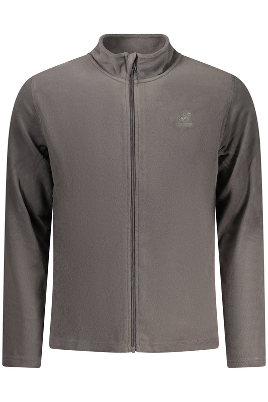 U.S. GRAND FELPA CON ZIP UOMO GRIGIO