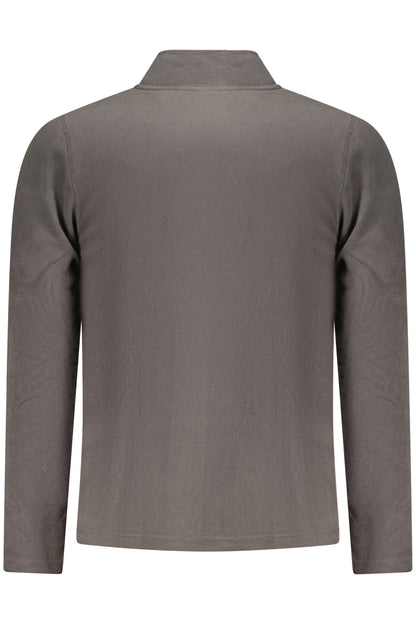 U.S. GRAND FELPA CON ZIP UOMO GRIGIO