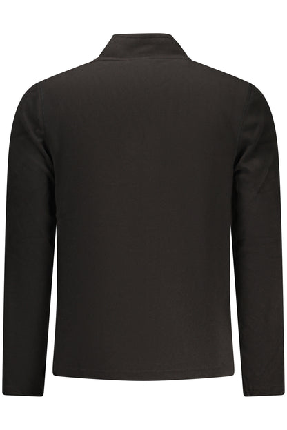 U.S. GRAND FELPA CON ZIP UOMO NERO