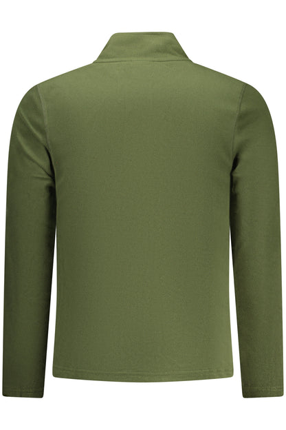 U.S. GRAND FELPA CON ZIP UOMO VERDE