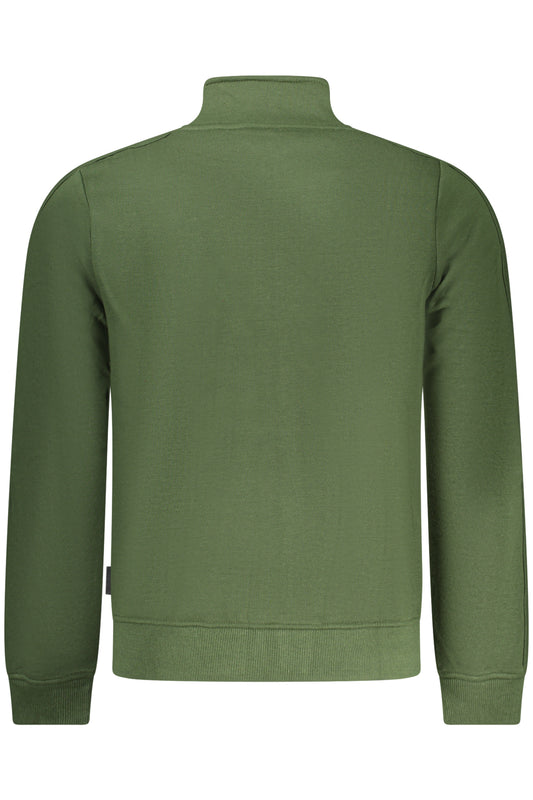U.S. GRAND FELPA CON ZIP UOMO VERDE