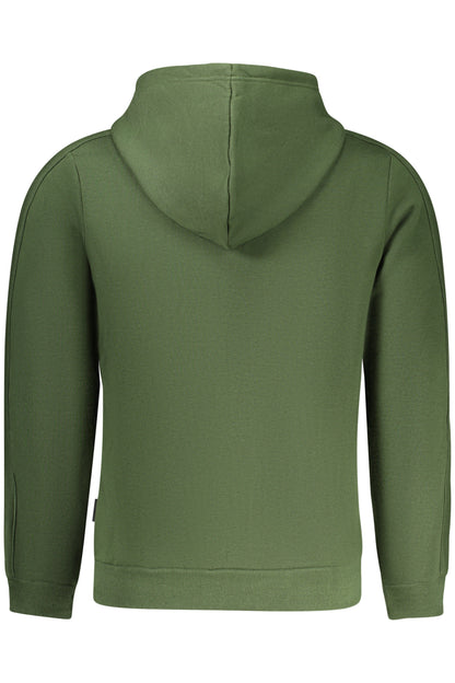 U.S. GRAND FELPA CON ZIP UOMO VERDE