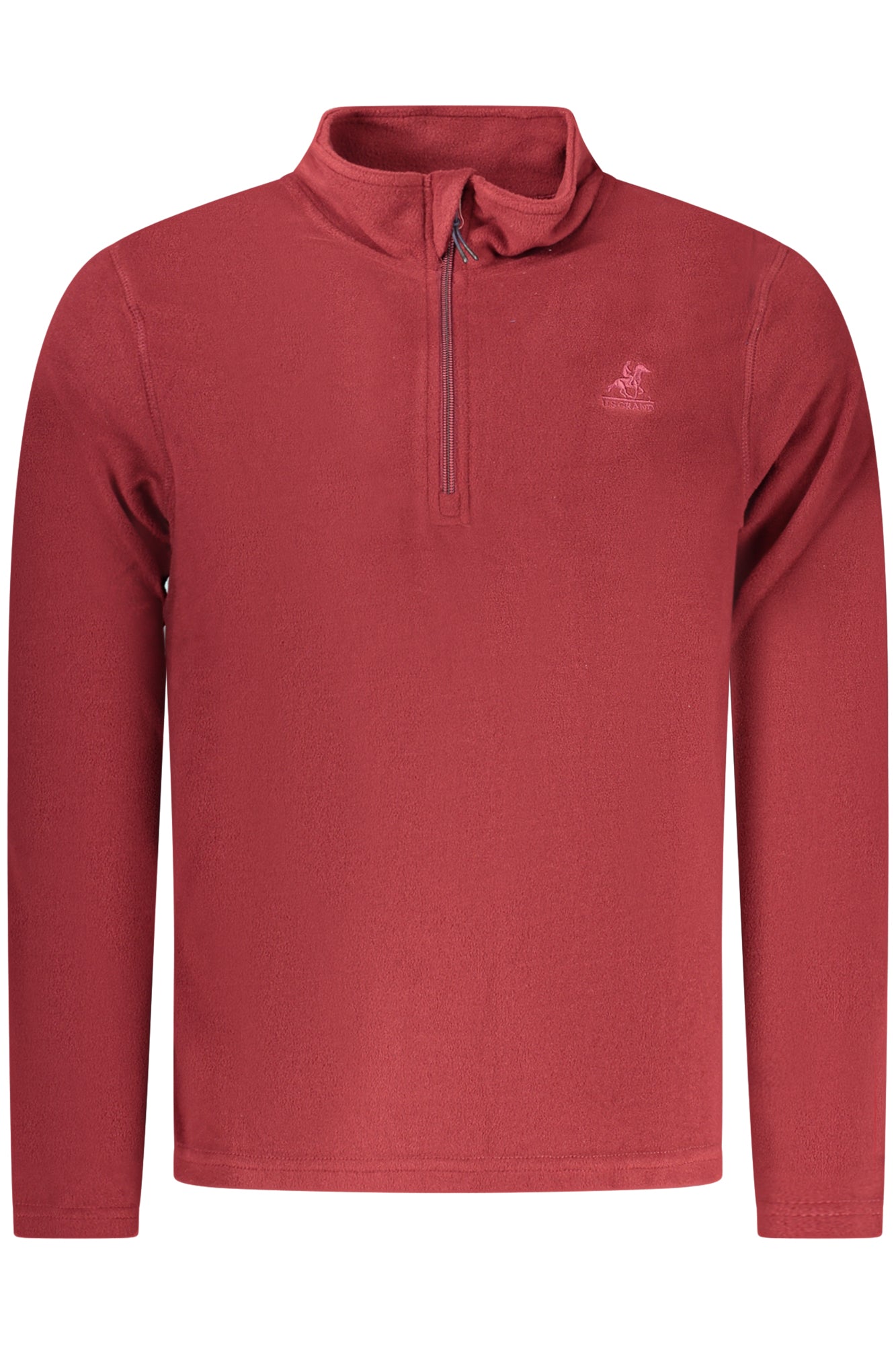 U.S. GRAND FELPA SENZA ZIP UOMO ROSSO