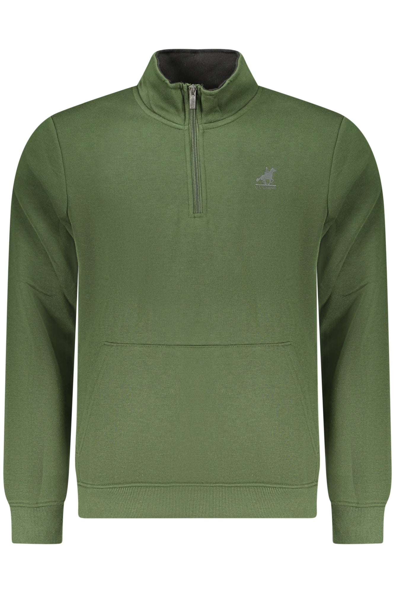 U.S. GRAND FELPA SENZA ZIP UOMO VERDE