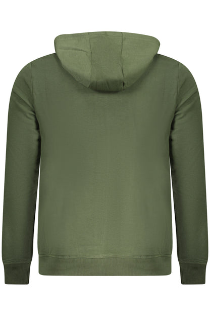 U.S. GRAND FELPA CON ZIP UOMO VERDE