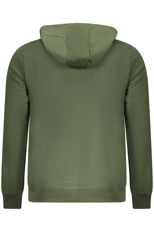 U.S. GRAND FELPA CON ZIP UOMO VERDE