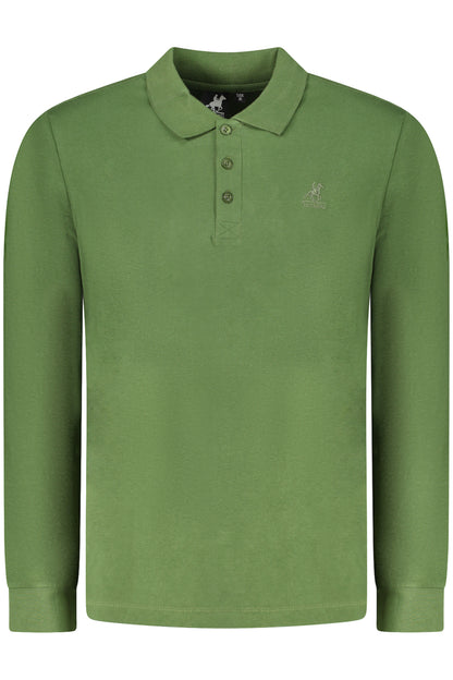 U.S. GRAND POLO MANICHE LUNGHE UOMO VERDE