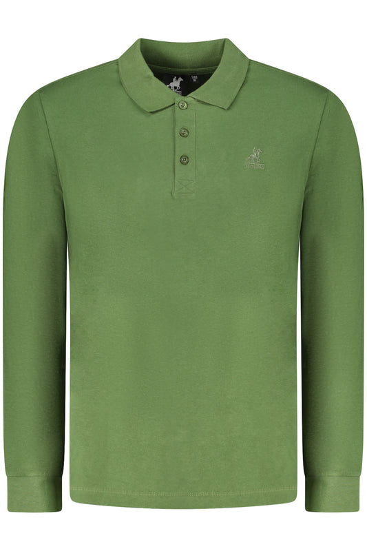 U.S. GRAND POLO MANICHE LUNGHE UOMO VERDE