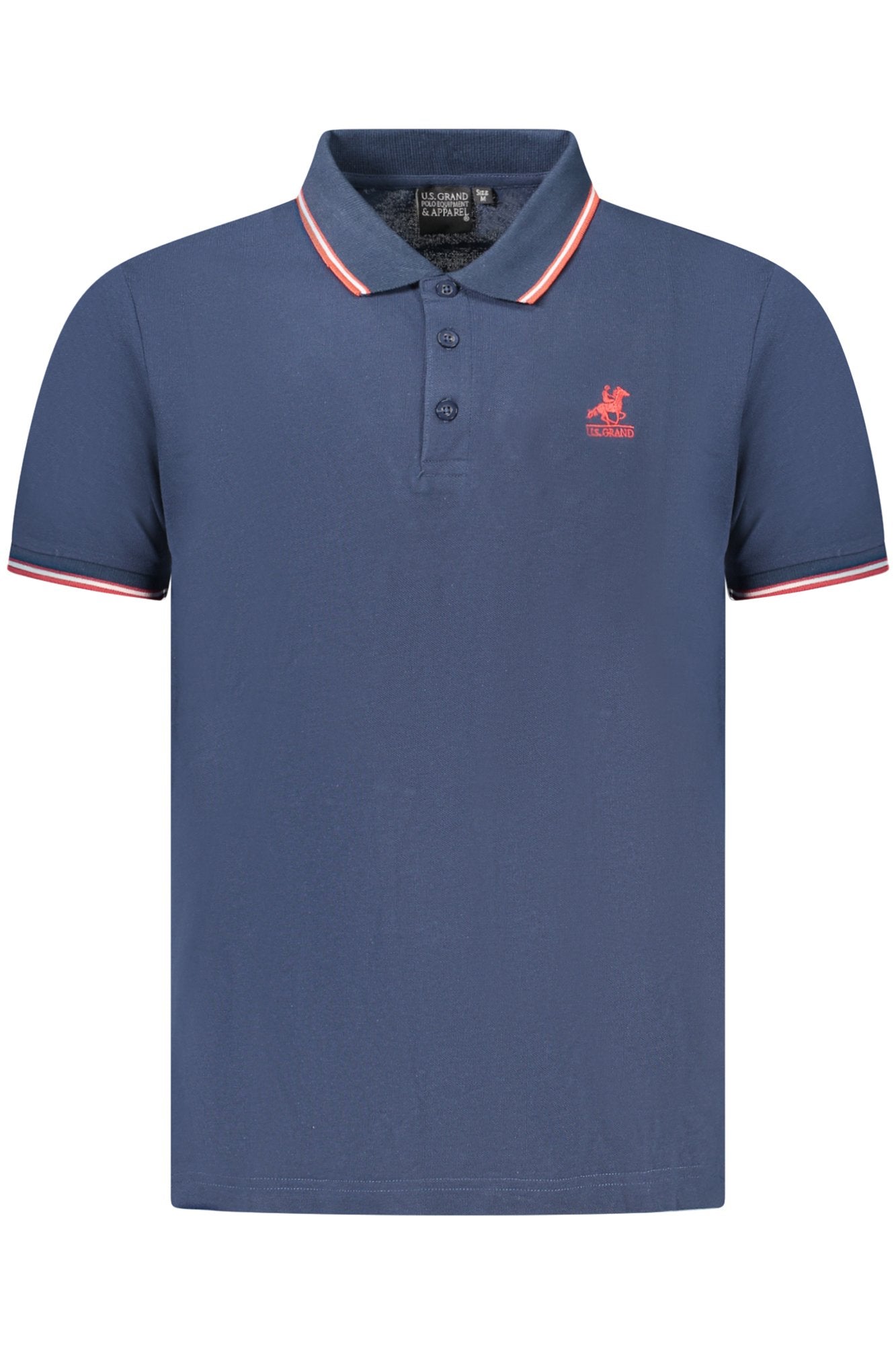 U.S. GRAND POLO MANICHE CORTE UOMO BLU
