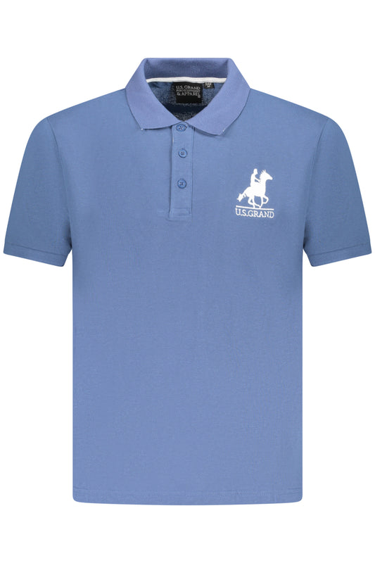 U.S. GRAND POLO MANICHE CORTE UOMO BLU