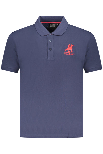U.S. GRAND POLO MANICHE CORTE UOMO BLU