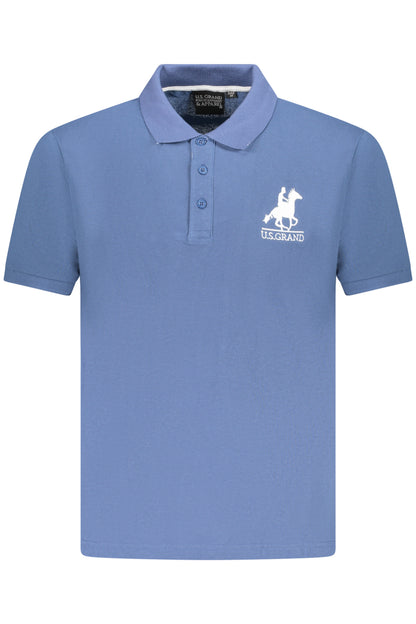 U.S. GRAND POLO POLO MANICHE CORTE UOMO BLU