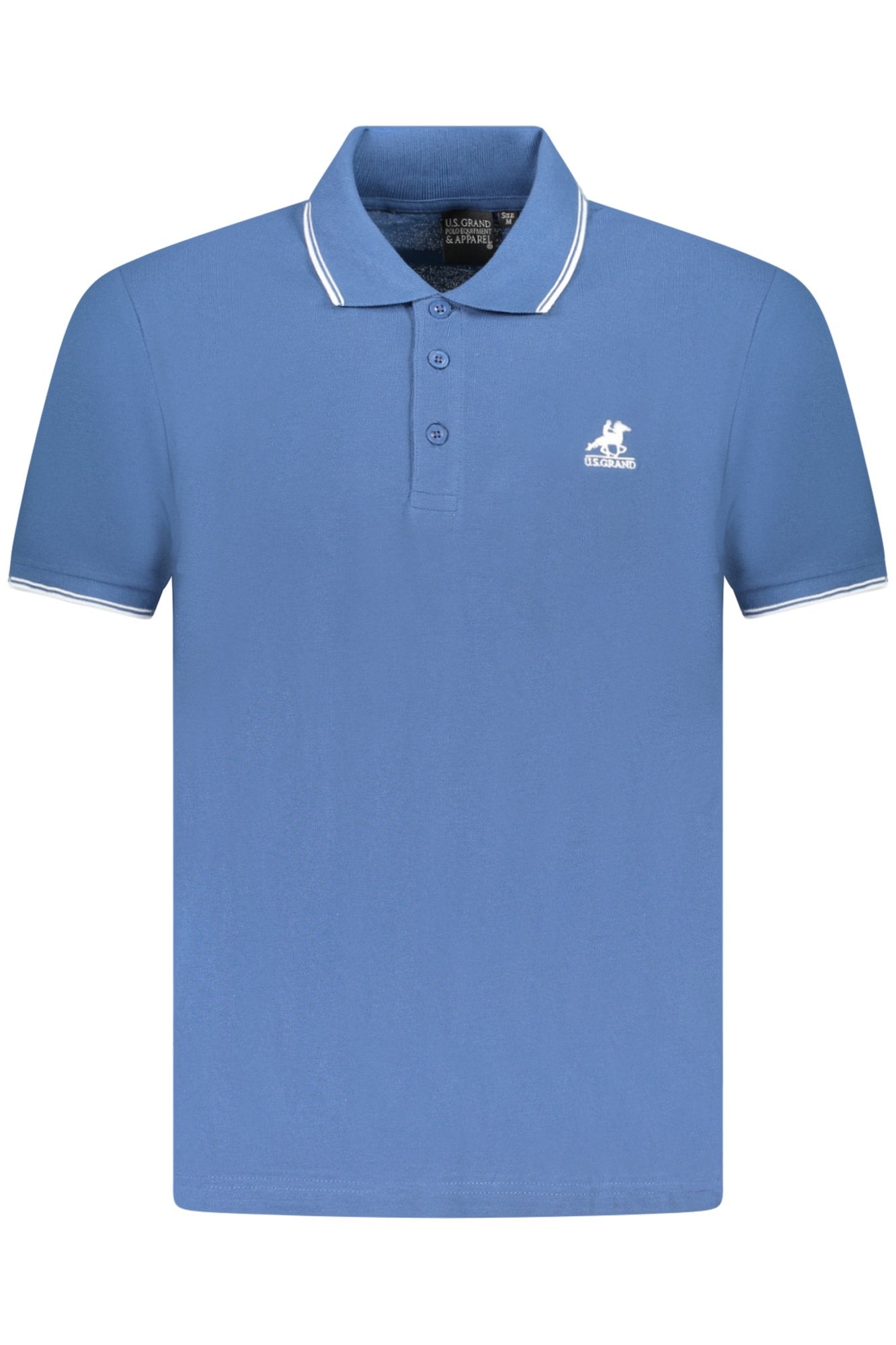 U.S. GRAND POLO MANICHE CORTE UOMO BLU