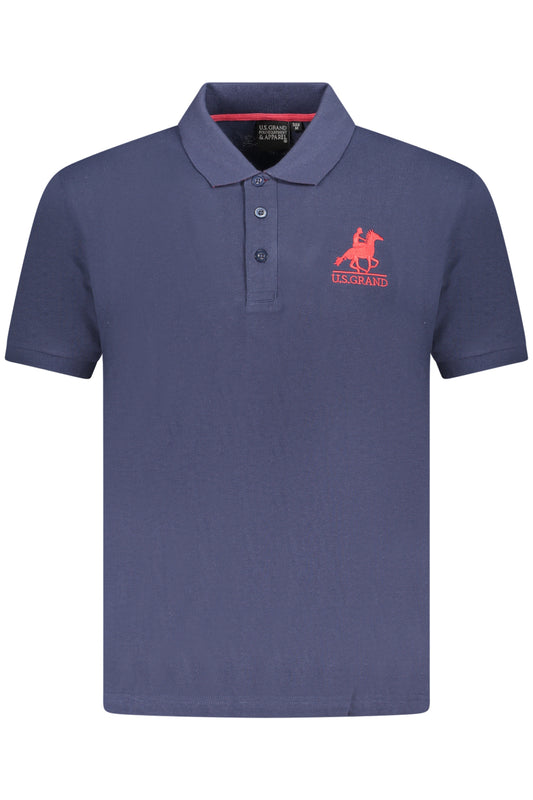 U.S. GRAND POLO POLO MANICHE CORTE UOMO BLU