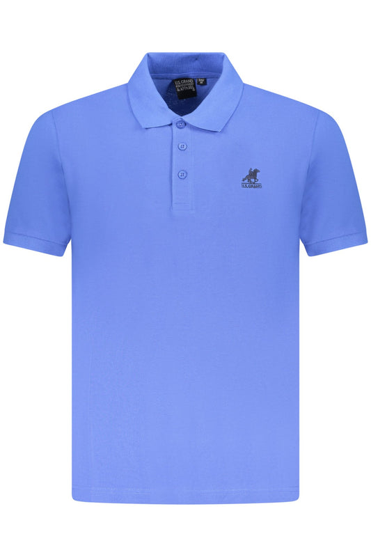 U.S. GRAND POLO MANICHE CORTE UOMO BLU