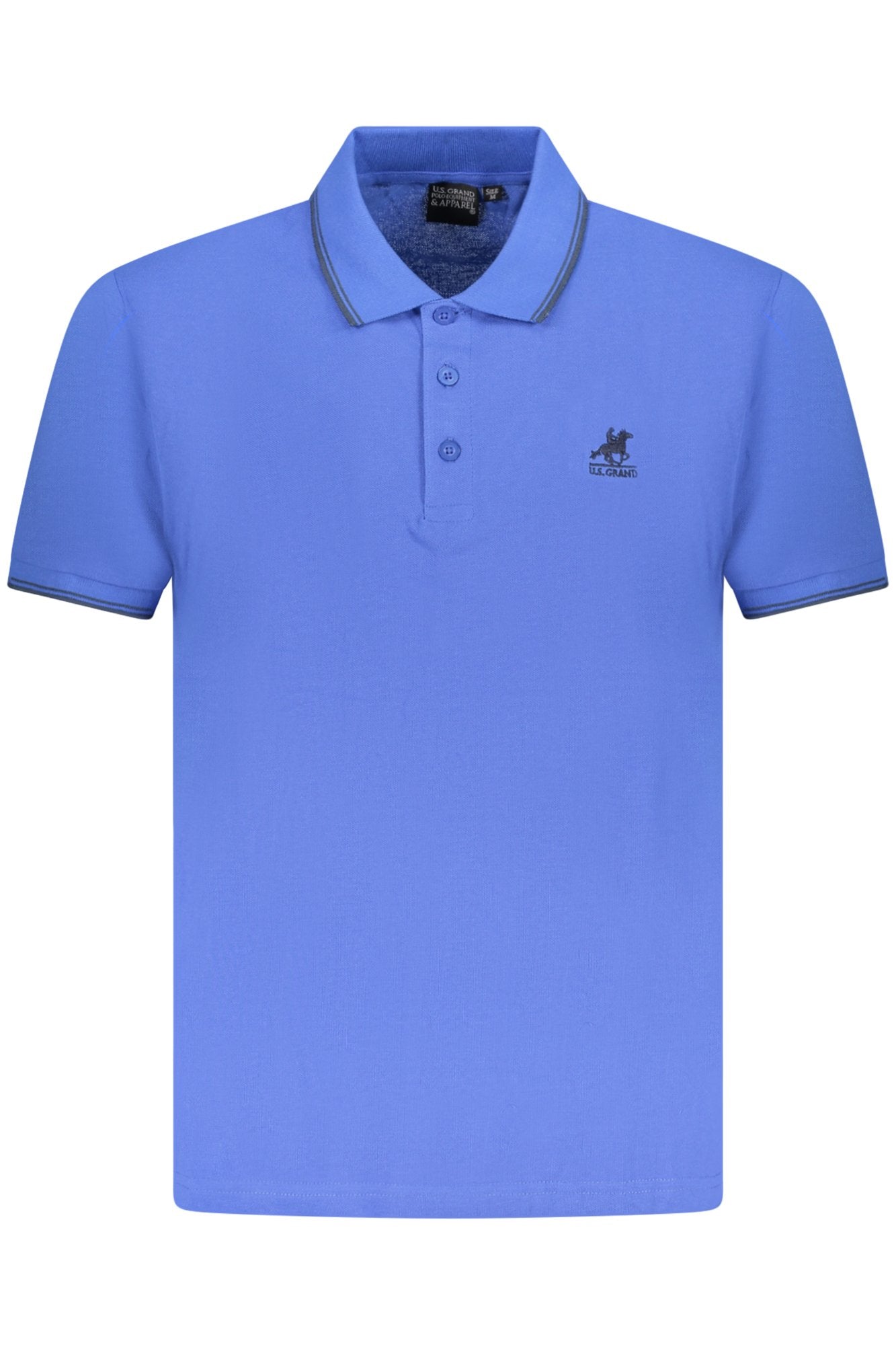 U.S. GRAND POLO POLO MANICHE CORTE UOMO BLU