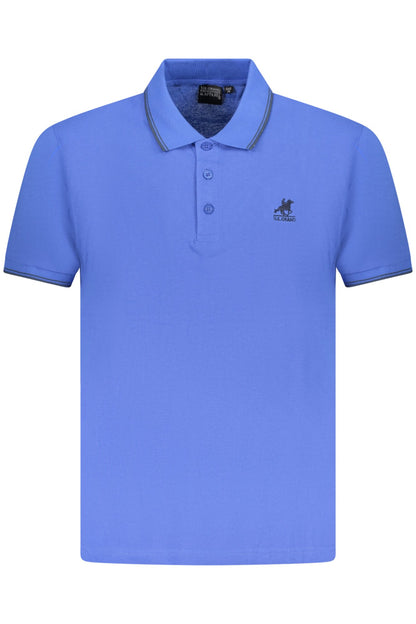 U.S. GRAND POLO POLO MANICHE CORTE UOMO BLU