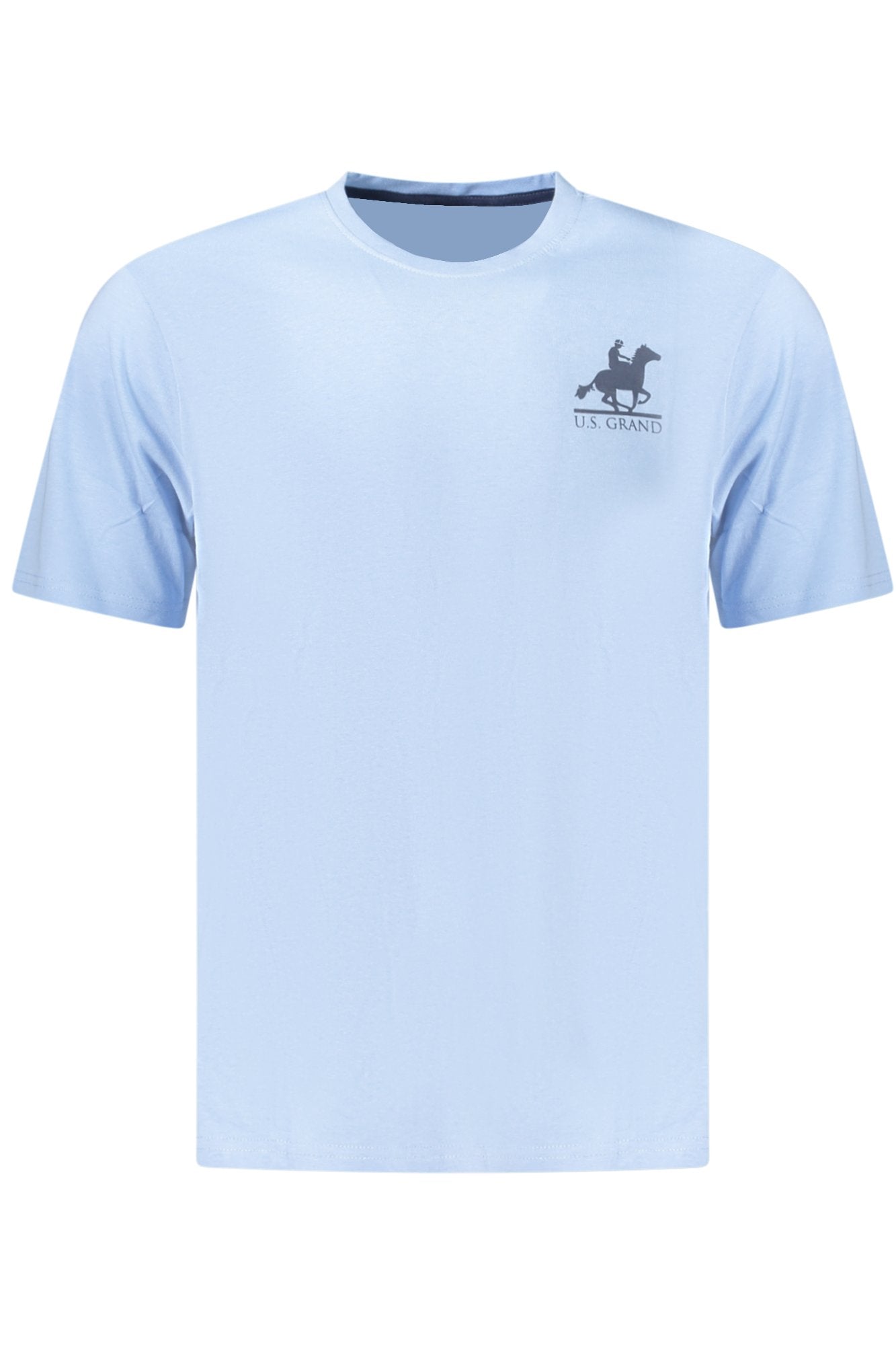 U.S. GRAND T-SHIRT MANICHE CORTE UOMO AZZURRO