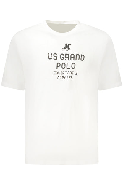 U.S. GRAND T-SHIRT MANICHE CORTE UOMO BIANCO