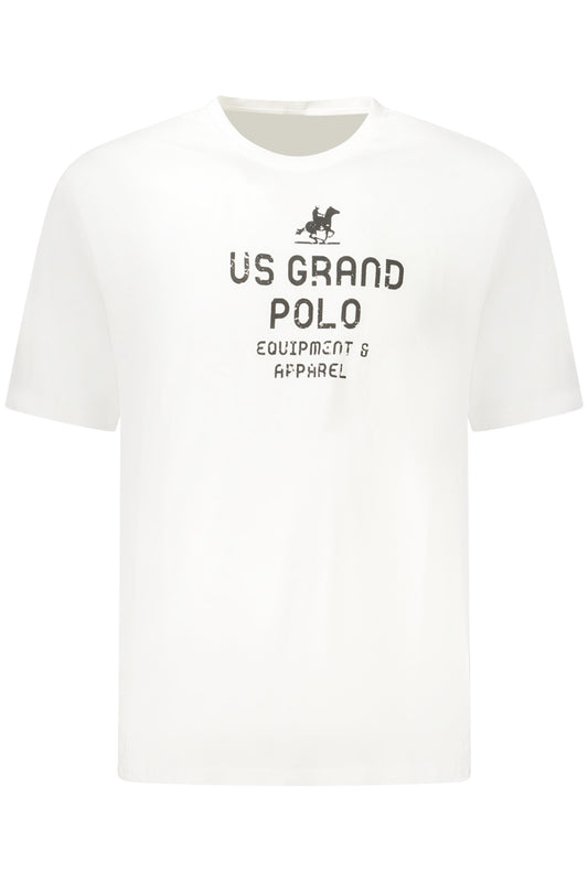 U.S. GRAND POLO T-SHIRT MANICHE CORTE UOMO BIANCO