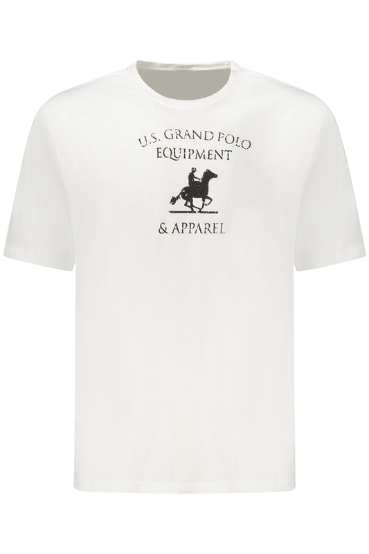U.S. GRAND T-SHIRT MANICHE CORTE UOMO BIANCO