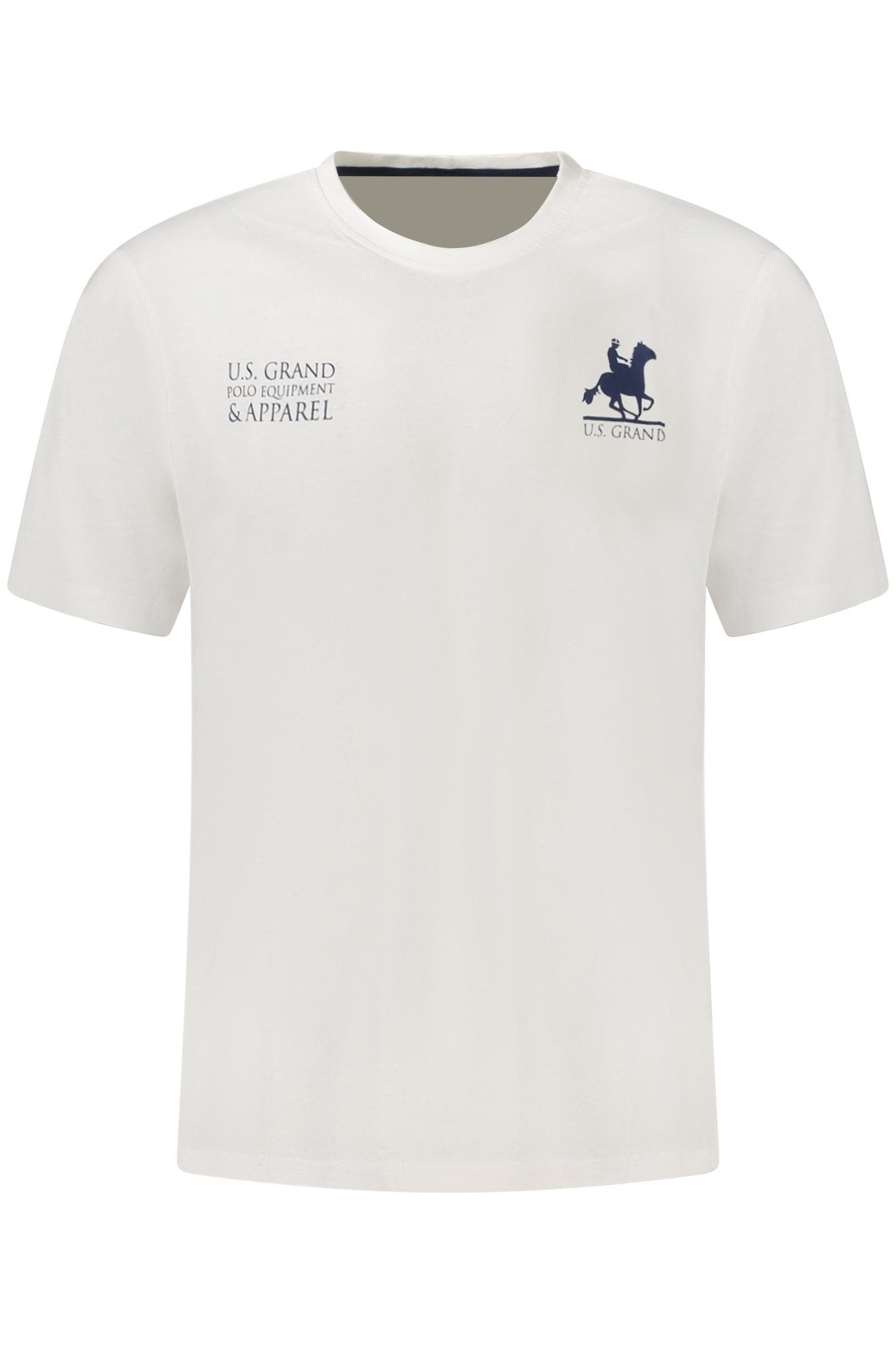U.S. GRAND POLO T-SHIRT MANICHE CORTE UOMO BIANCO