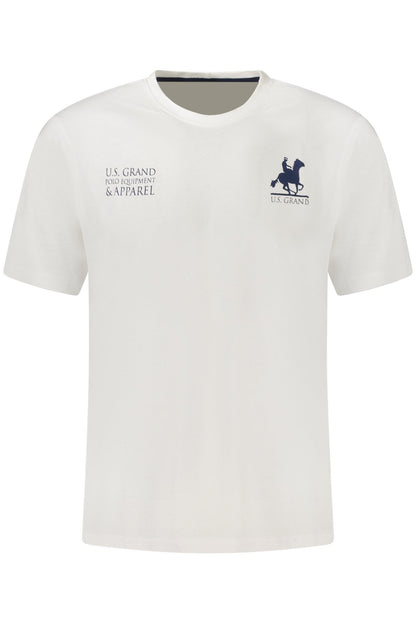 U.S. GRAND POLO T-SHIRT MANICHE CORTE UOMO BIANCO