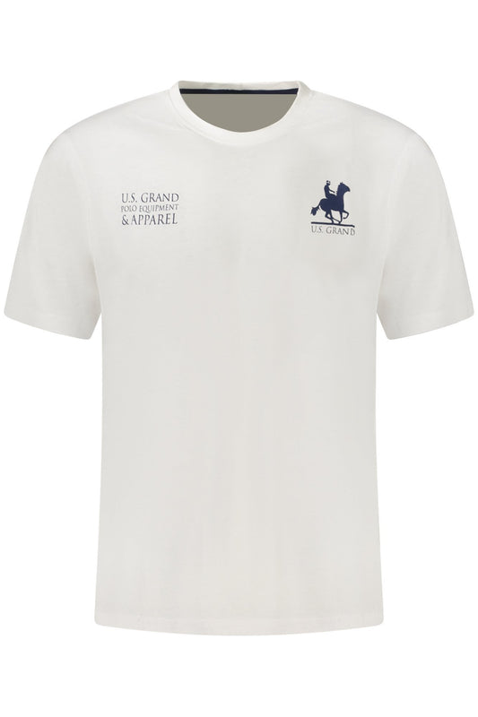 U.S. GRAND T-SHIRT MANICHE CORTE UOMO BIANCO