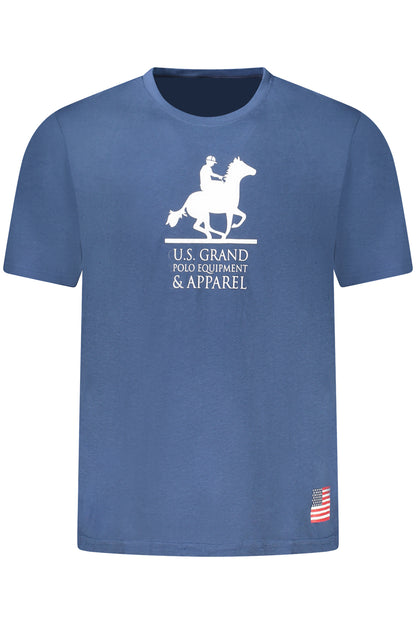 U.S. GRAND T-SHIRT MANICHE CORTE UOMO BLU