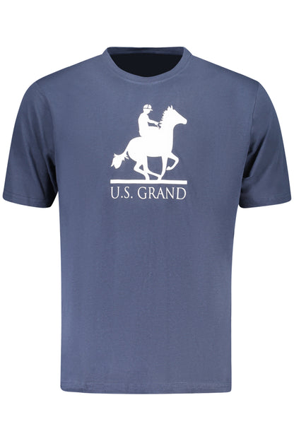 U.S. GRAND POLO T-SHIRT MANICHE CORTE UOMO BLU