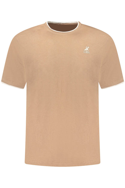 U.S. GRAND POLO T-SHIRT MANICHE CORTE UOMO MARRONE