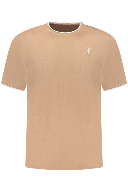 U.S. GRAND POLO T-SHIRT MANICHE CORTE UOMO MARRONE