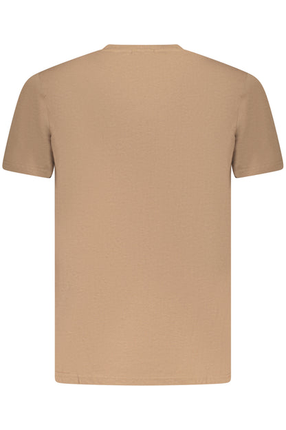 U.S. GRAND T-SHIRT MANICHE CORTE UOMO MARRONE