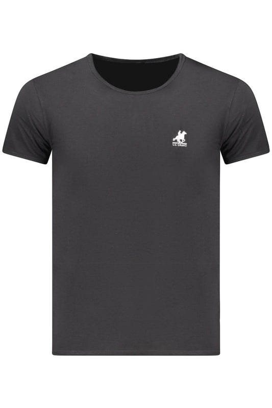 U.S. GRAND T-SHIRT MANICHE CORTE UOMO NERO