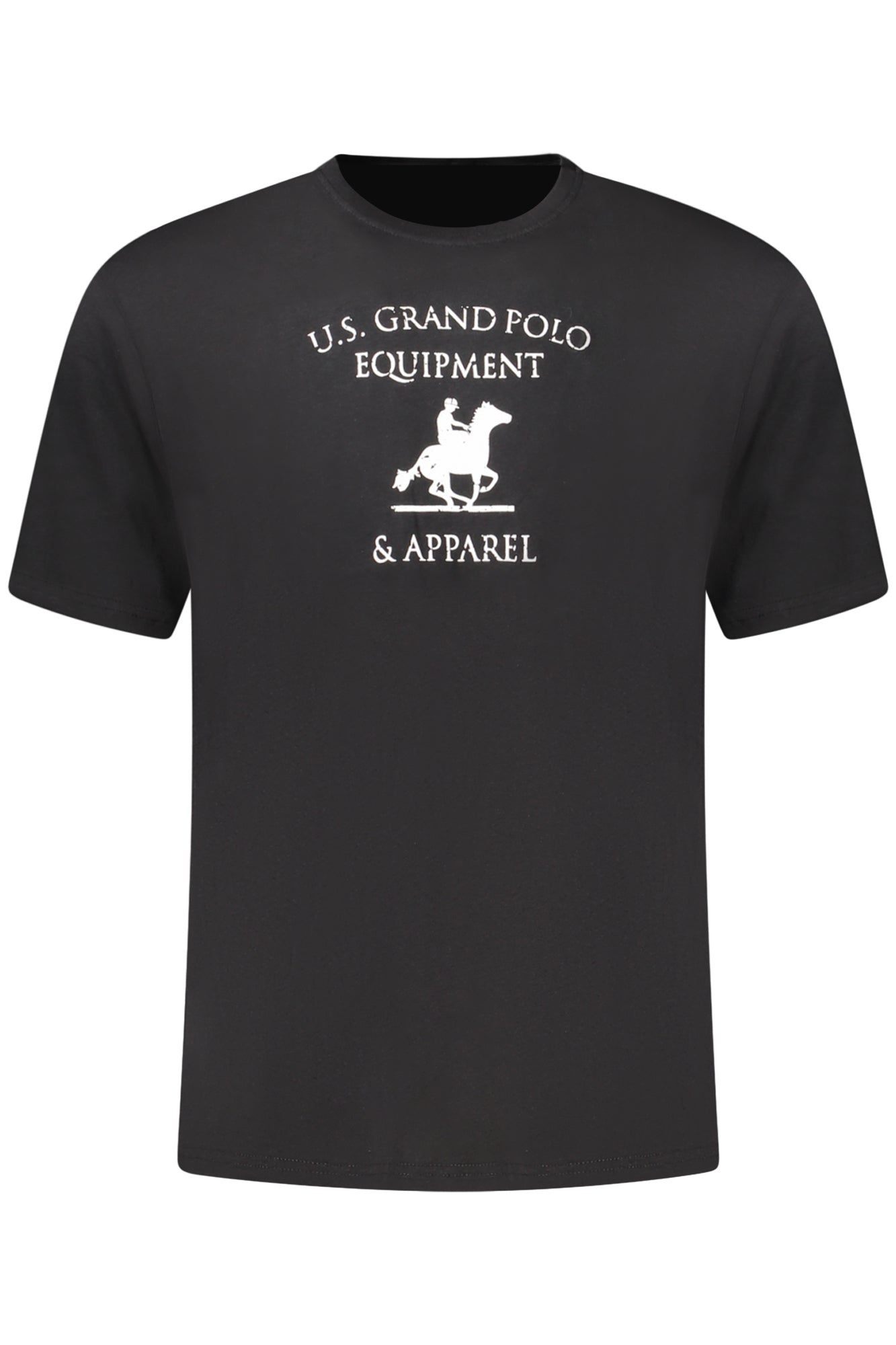 U.S. GRAND T-SHIRT MANICHE CORTE UOMO NERO