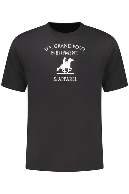 U.S. GRAND T-SHIRT MANICHE CORTE UOMO NERO
