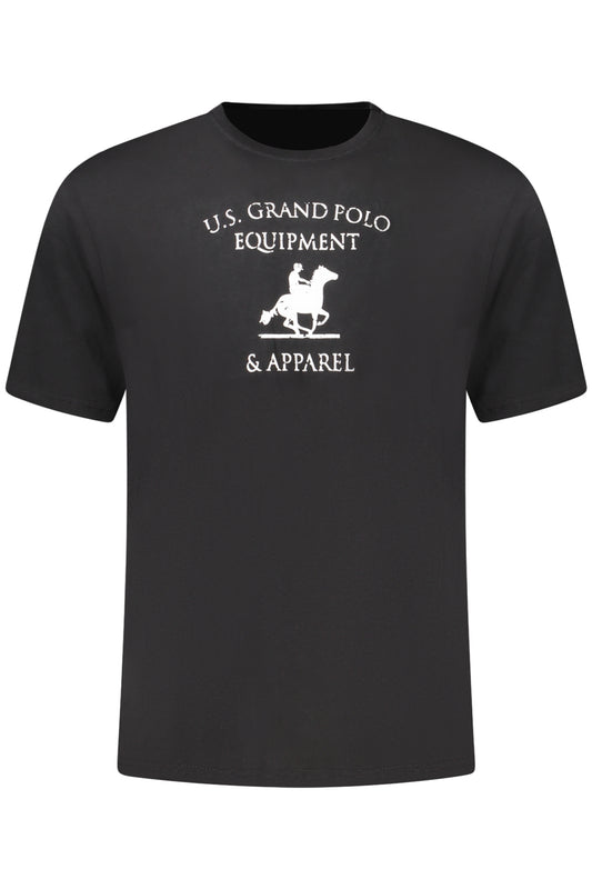 U.S. GRAND T-SHIRT MANICHE CORTE UOMO NERO