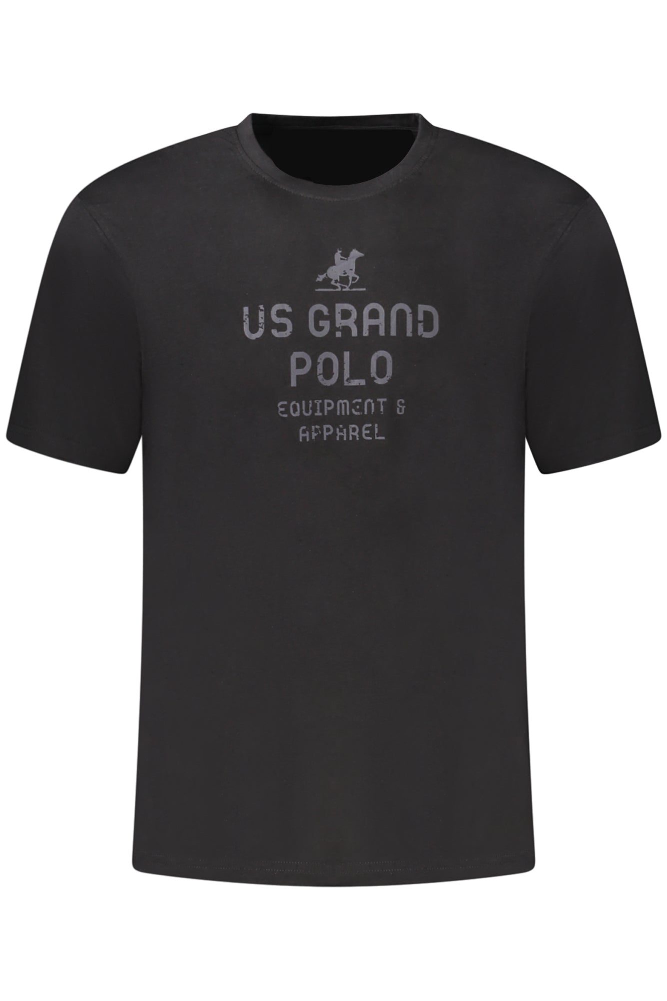 U.S. GRAND T-SHIRT MANICHE CORTE UOMO NERO