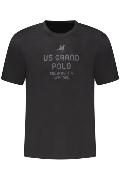U.S. GRAND T-SHIRT MANICHE CORTE UOMO NERO