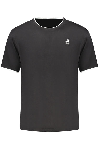 U.S. GRAND POLO T-SHIRT MANICHE CORTE UOMO NERO